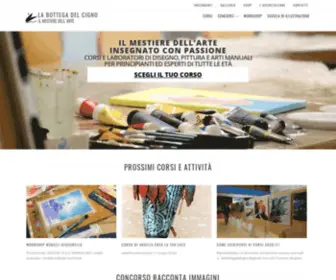 Labottegadelcigno.it(Home Bottega) Screenshot