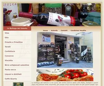 Labottegadelsalento.it(La bottega del salento) Screenshot