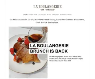 Laboulangeriesf.com(La Boulangerie de San Francisco) Screenshot