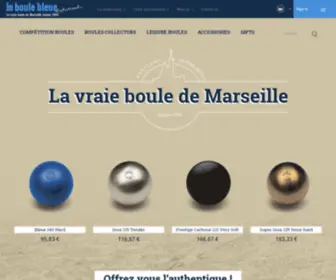 Laboulebleue.fr(La boule bleue) Screenshot