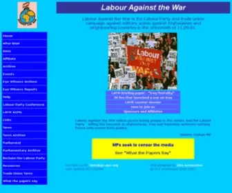 Labouragainstthewar.org.uk(Labour Against the War) Screenshot