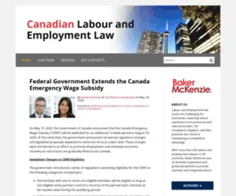 Labourandemploymentlaw.com(Baker & McKenzie’s Canadian Labour and Employment Law blog) Screenshot