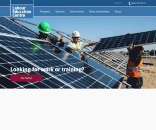 Laboureducation.org(Labour Education Centre) Screenshot