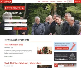 Labour.org.nz(Let's do this) Screenshot