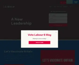 Labour.org.uk(The Labour Party) Screenshot
