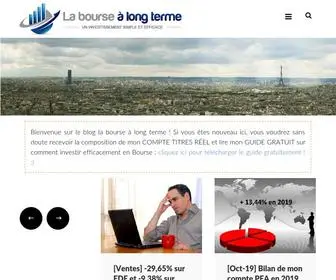 Laboursealongterme.com(La bourse à long terme) Screenshot