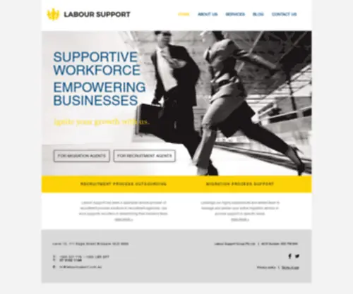 Laboursupport.com.au(Human resources) Screenshot