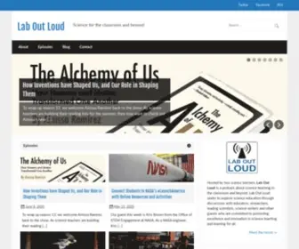 Laboutloud.com(Science for the classroom and beyond) Screenshot