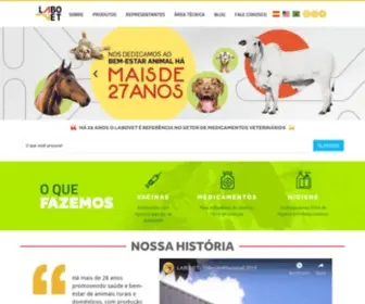 Labovet.com.br(A Labovet) Screenshot
