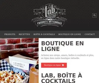 Labproduitsartisanaux.com(Vermouths et amers artisanaux) Screenshot
