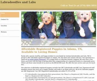 Labradoodlesandlabs.com(Affordable Registered Puppies) Screenshot