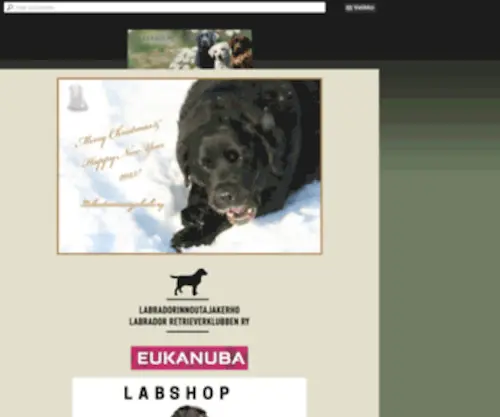 Labradori.fi(Labradorinnoutajakerho ry) Screenshot