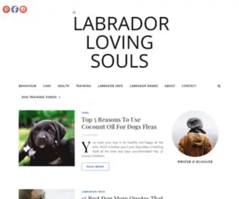 Labradorlovingsouls.com(Labrador Loving Souls) Screenshot