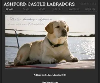 Labradors.at(ASHFORD CASTLE LABRADORS) Screenshot