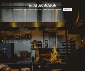 Labrasasomerville.com(La Brasa) Screenshot