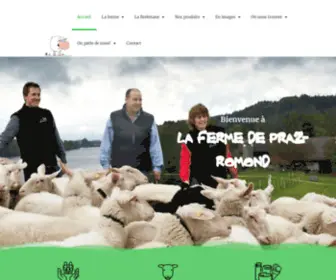 Labrebisane.ch(La ferme de Praz) Screenshot