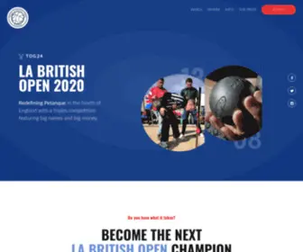 Labritishopenpetanque.uk(La British Open) Screenshot