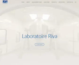 Labriva.com(Laboratoire RIVA) Screenshot