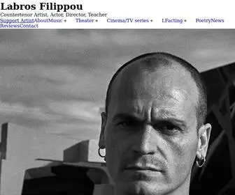 Labrosfilippou.com(Support artist innovative countertenor greek folk actor director teacher) Screenshot