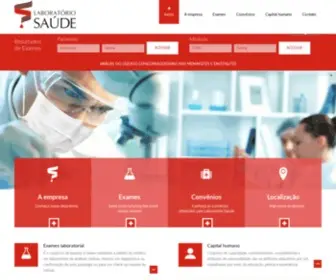 Labsaudeonline.com.br(Laboratório) Screenshot