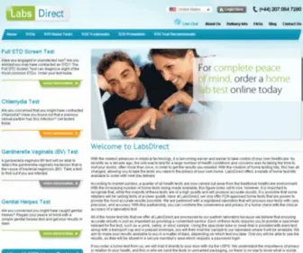 Labsdirect.com(The Leading Online Lab Testing Clinic in the US & UK) Screenshot