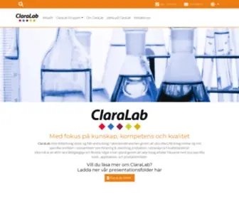 Lab.se(Välkommen till ClaraLab) Screenshot