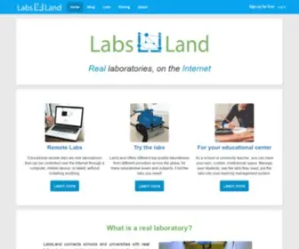 Labsland.com(LabsLand Laboratory Browser) Screenshot