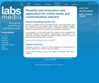 Labsmedia.com(Business Intelligence and Data Analytics Hub) Screenshot