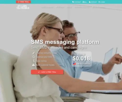 Labsmobile.com(Professional and international SMS platform) Screenshot
