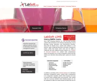 Labsoftlims.com(LabSoft LIMS) Screenshot