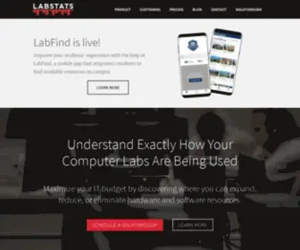 Labstats.com(Computer Lab Monitoring Software for Universities) Screenshot