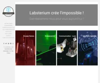 Labsterium.com(Concepteurs d'Escape Game et d'objets intelligents) Screenshot