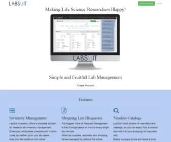 Labsuit.com(Making Life Science researchers happy) Screenshot