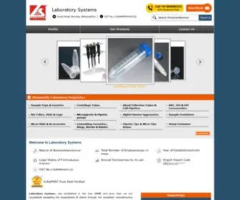 Labsysindia.in(Laboratory Systems) Screenshot