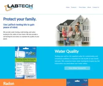 Labtechtests.com(Home Analysis Kits) Screenshot