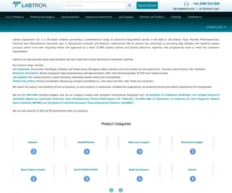 Labtron.com(Labtron Equipment Ltd) Screenshot