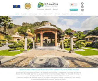 Labuenavibraretreatandspa.com(Hotel La Buena Vibra) Screenshot