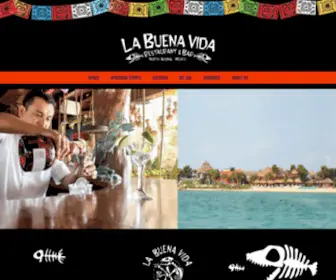 Labuenavidarestaurant.com(Akumal beach bar) Screenshot