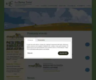 Labuonaterra.it(LA BUONA TERRA Associazione Lombarda degli Agricoltori Biologici) Screenshot