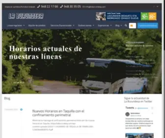 Laburundesa.com(Líneas regulares y alquiler de autobuses) Screenshot