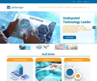 Labvantage.com(LabVantage Solutions) Screenshot
