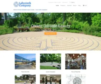 Labyrinthcompany.com(The Labyrinth Company designs & builds walkable meditation labyrinths in all forms) Screenshot