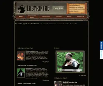 Labyrinthe.co.uk(Labyrinthe Live Role Playing Club) Screenshot