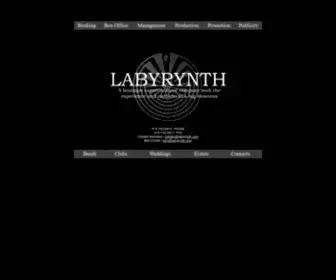 Labyrynth.com(A Boutique Entertainment Company) Screenshot