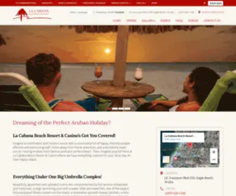 Lacabanabrc.com(La Cabana Beach and Racquet Club Aruba) Screenshot