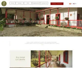 Lacabanaecohotel.com(Eco Hotel La Cabaña) Screenshot