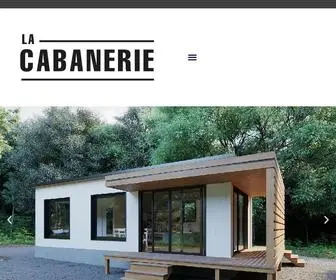 Lacabanerie.com(La Cabanerie conçoit des cabanons pré) Screenshot