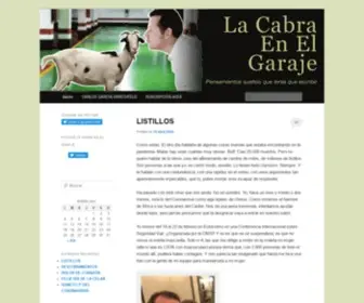 Lacabraenelgaraje.es(La Cabra En El Garaje) Screenshot