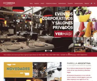 Lacabrera.com.ar(La Cabrera) Screenshot