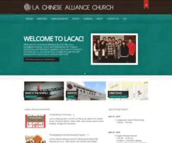 Lacac.org(LA Chinese Alliance Church) Screenshot